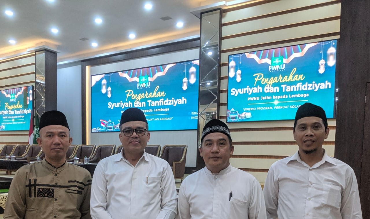 Pengarahan Syuriyah dan Tanfidziyah PWNU Jawa Timur kepada Pengurus Lembaga