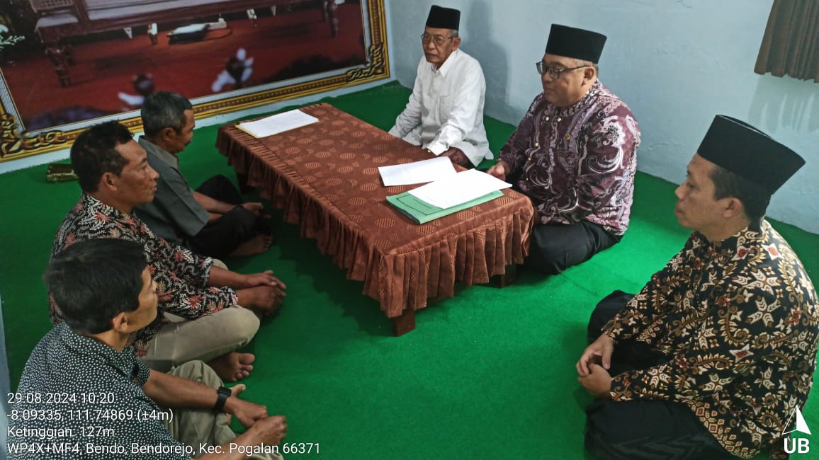 Ikrar Wakaf oleh Bapak Suwito di Desa Pogalan, Kecamatan Pogalan