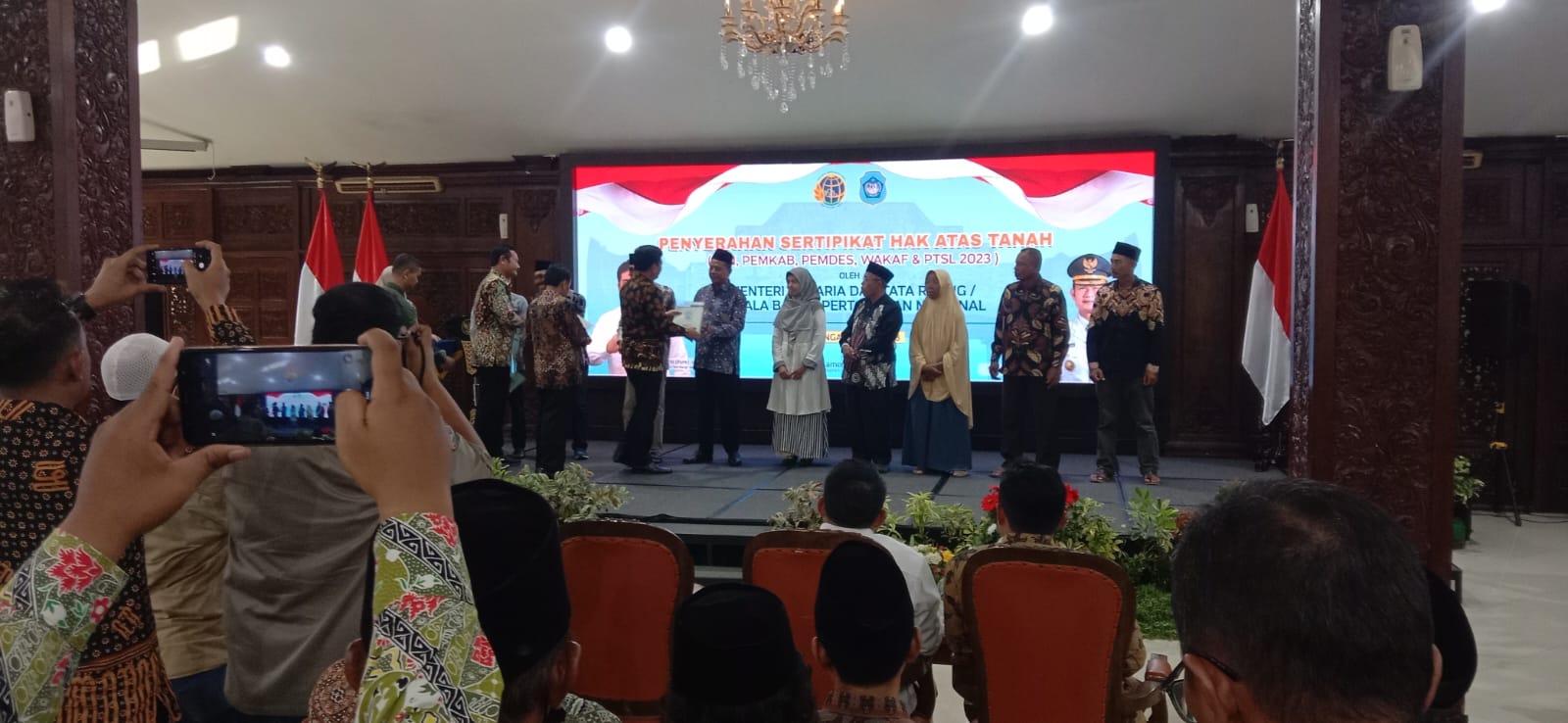 Mentri ATR-BPN Datangi Lamongan, BHPNU  Tercetak 50 Bidang