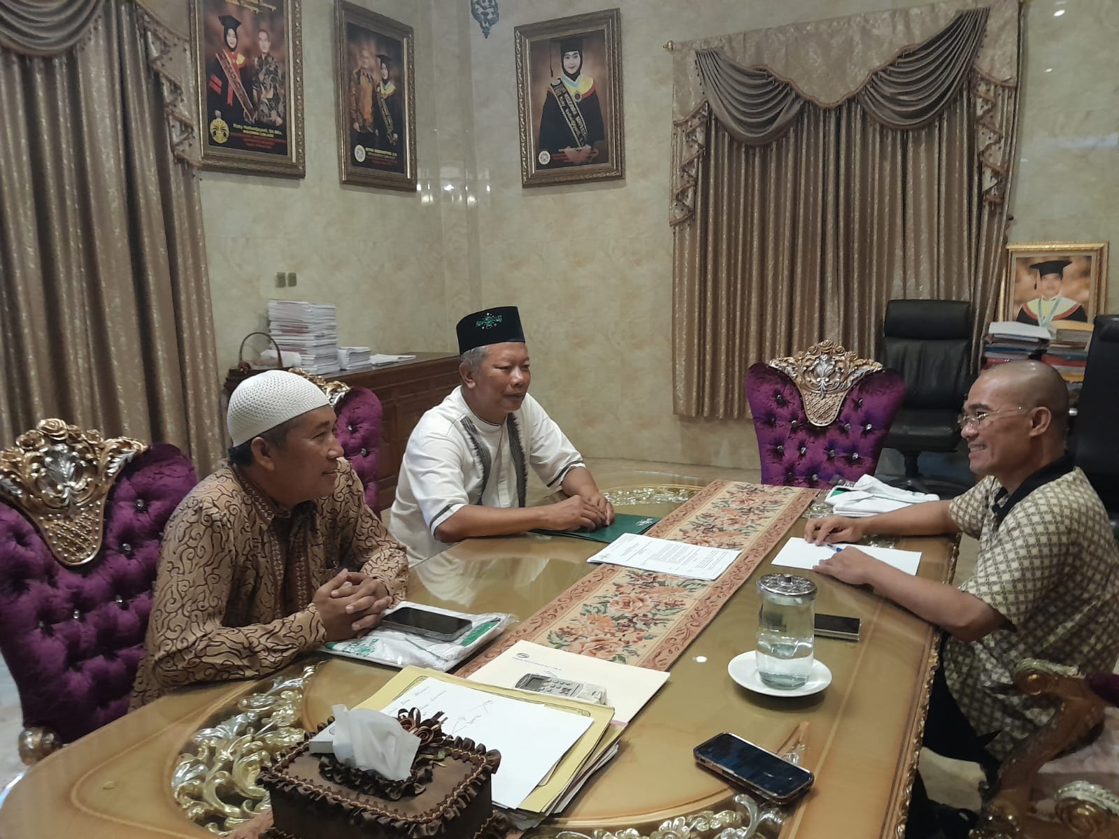 Ngopi Bareng Bahas Program Kerja Lembaga Wakaf dan Pertanahan NU Kota Mojokerto