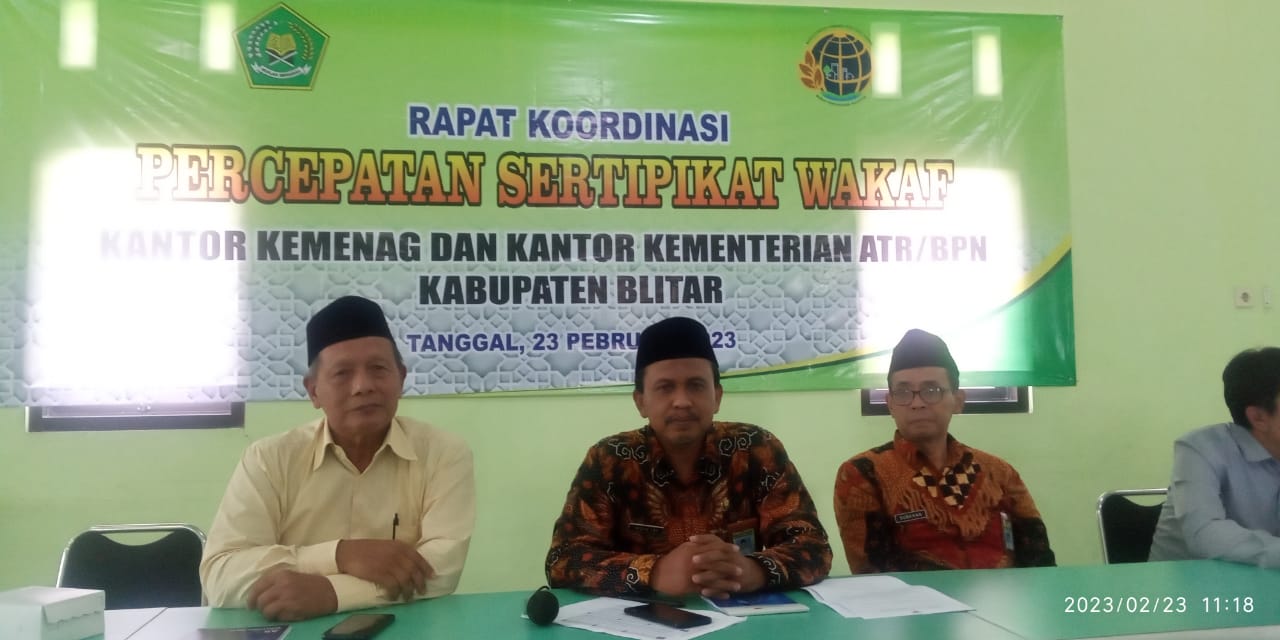 BPN Blitar Buka Loket Khusus Wakaf