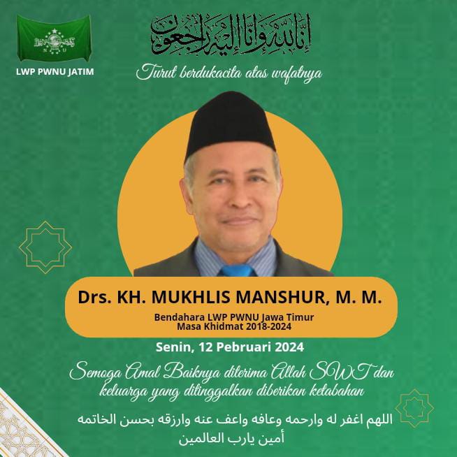 Bendahara LWP PWNU Jatim Meninggal Dunia