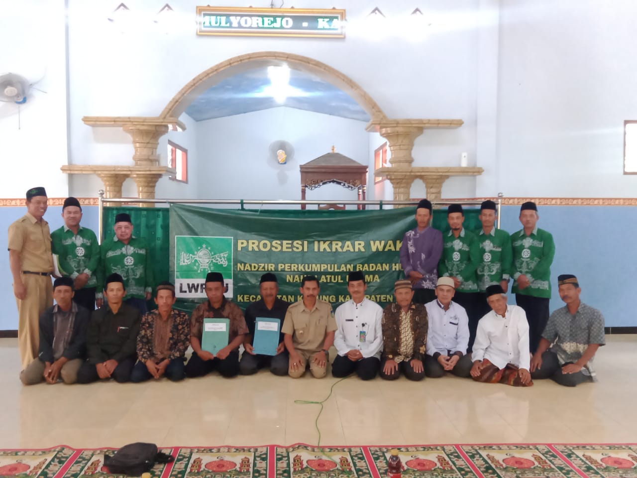 3 Tempat Ibadah di Ikrar Wakafkan