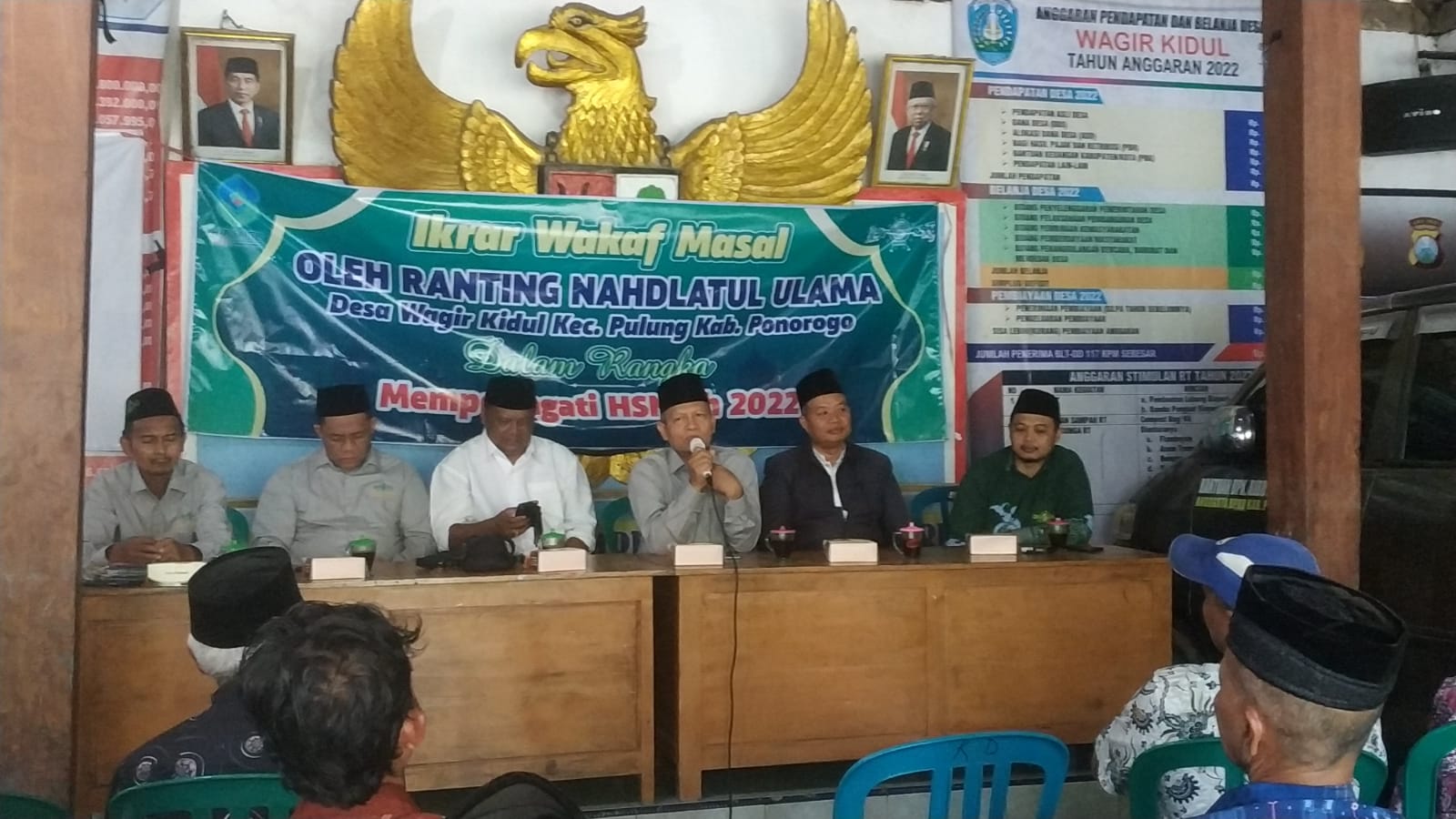 Ikrar Wakaf Masal PRNU Wangir Kidul