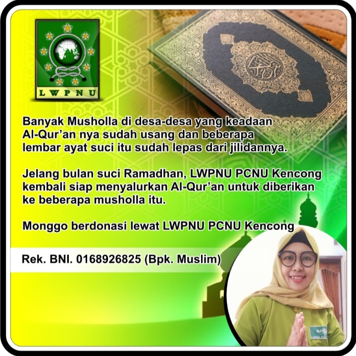 LWP Kencong Siap Salurkan Qur’an