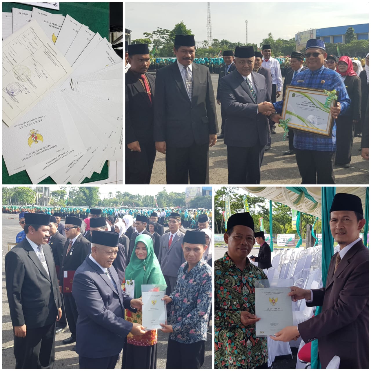 LWP Kab Malang Serahkan 120 Sertifikat