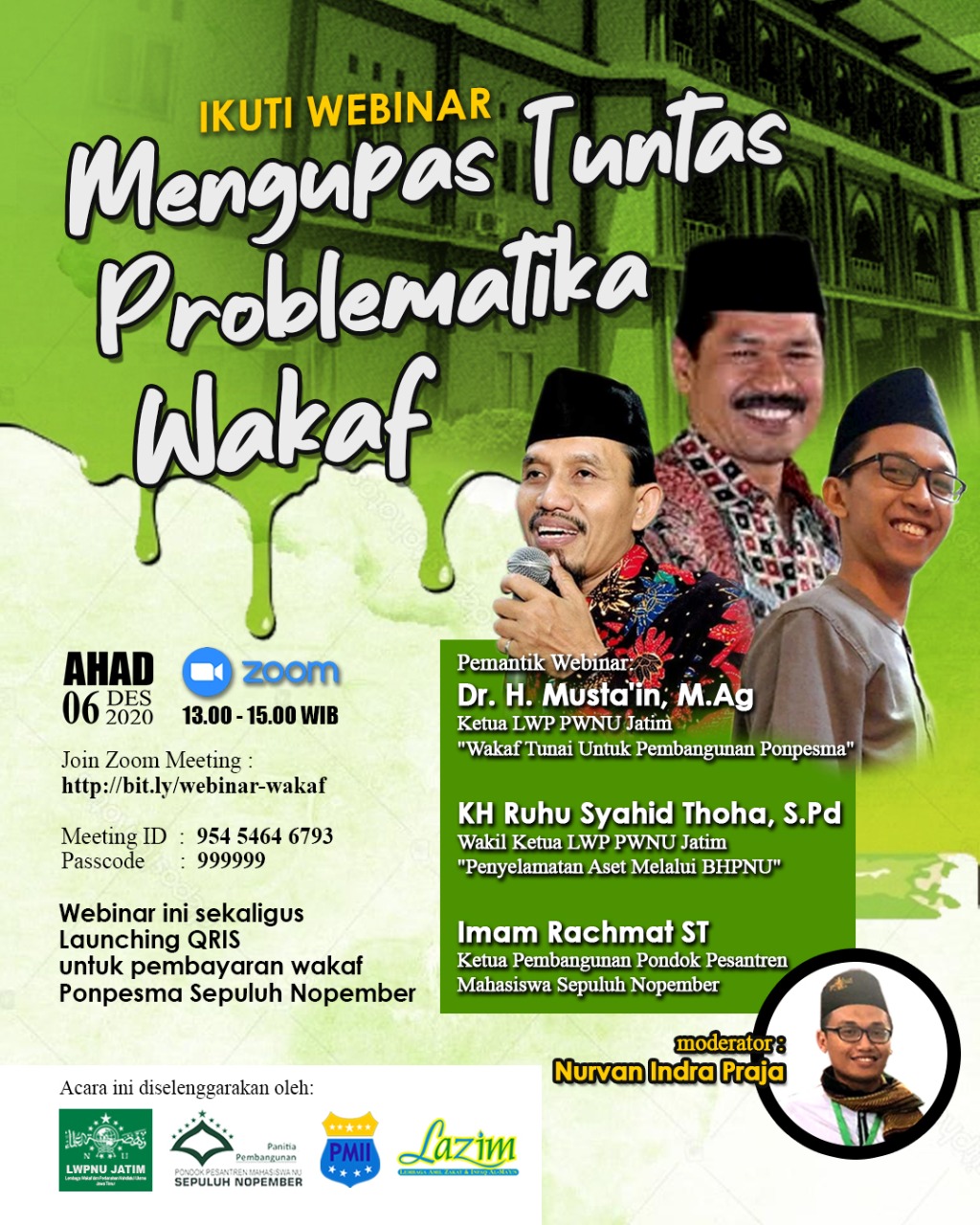 LWPNU dan Ponpesma Sepuluh November Adakan Webinar