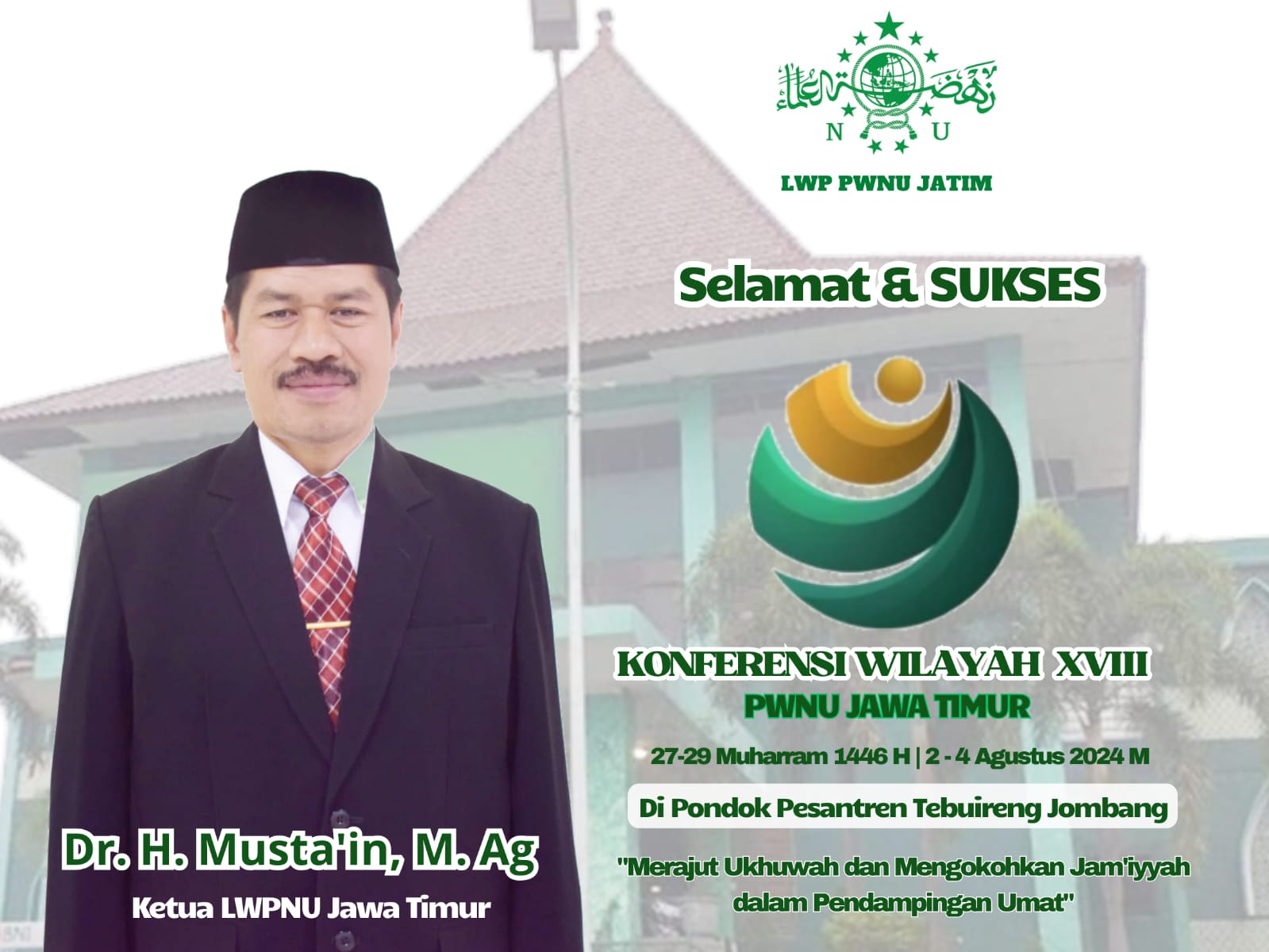 LWPNU Jatim Dukung Penuh Konferwil PWNU Jatim