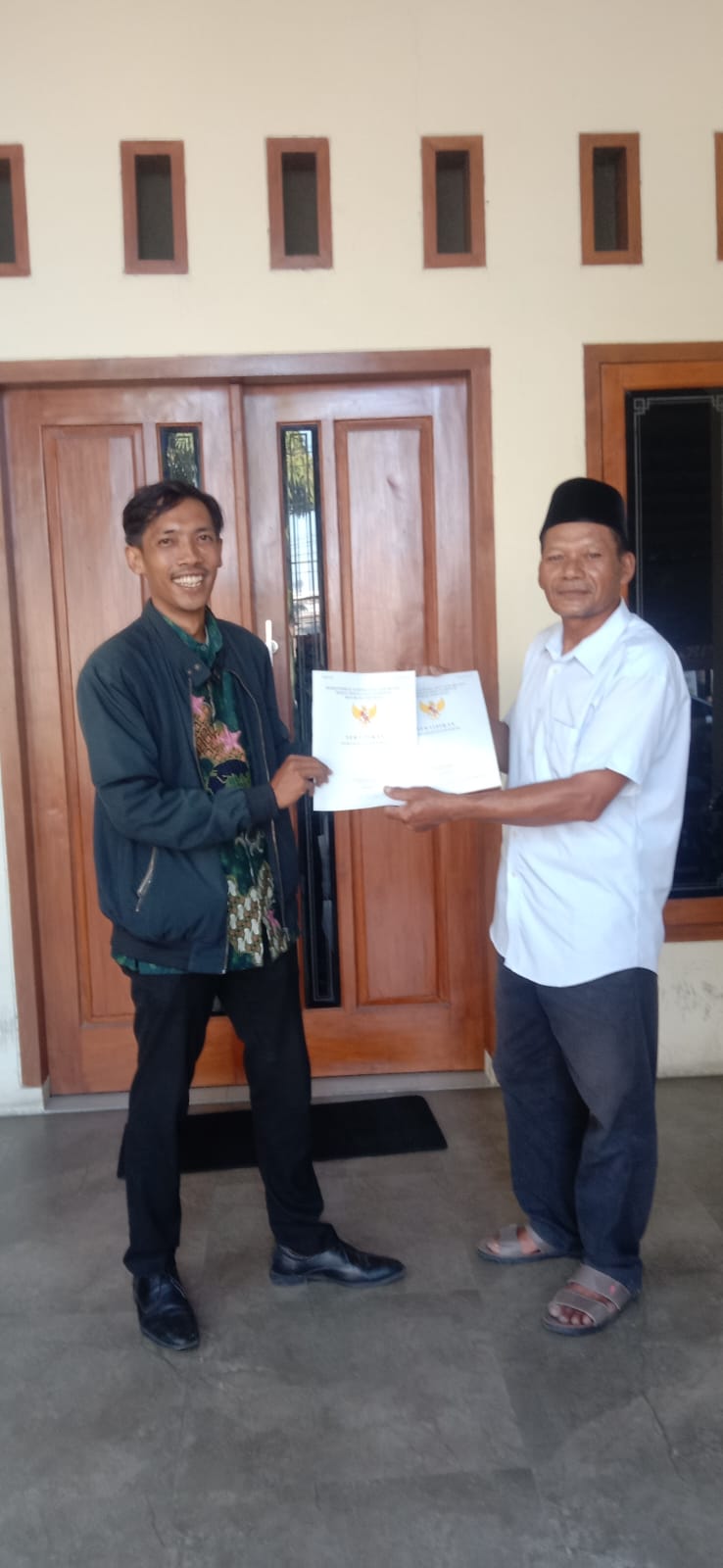Serah Terima 2 Bidang BHPNU Banjarwati