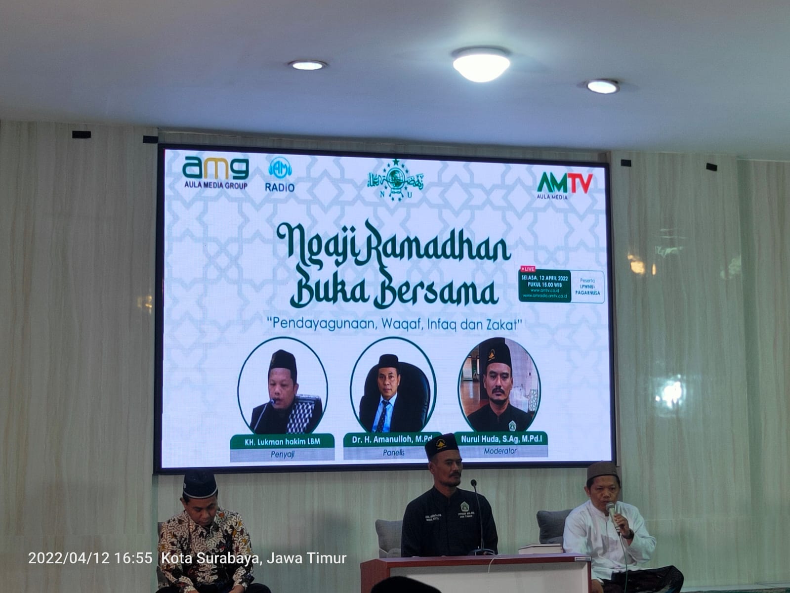 Ngaji Romadlon dan Buka Bersama di PWNU