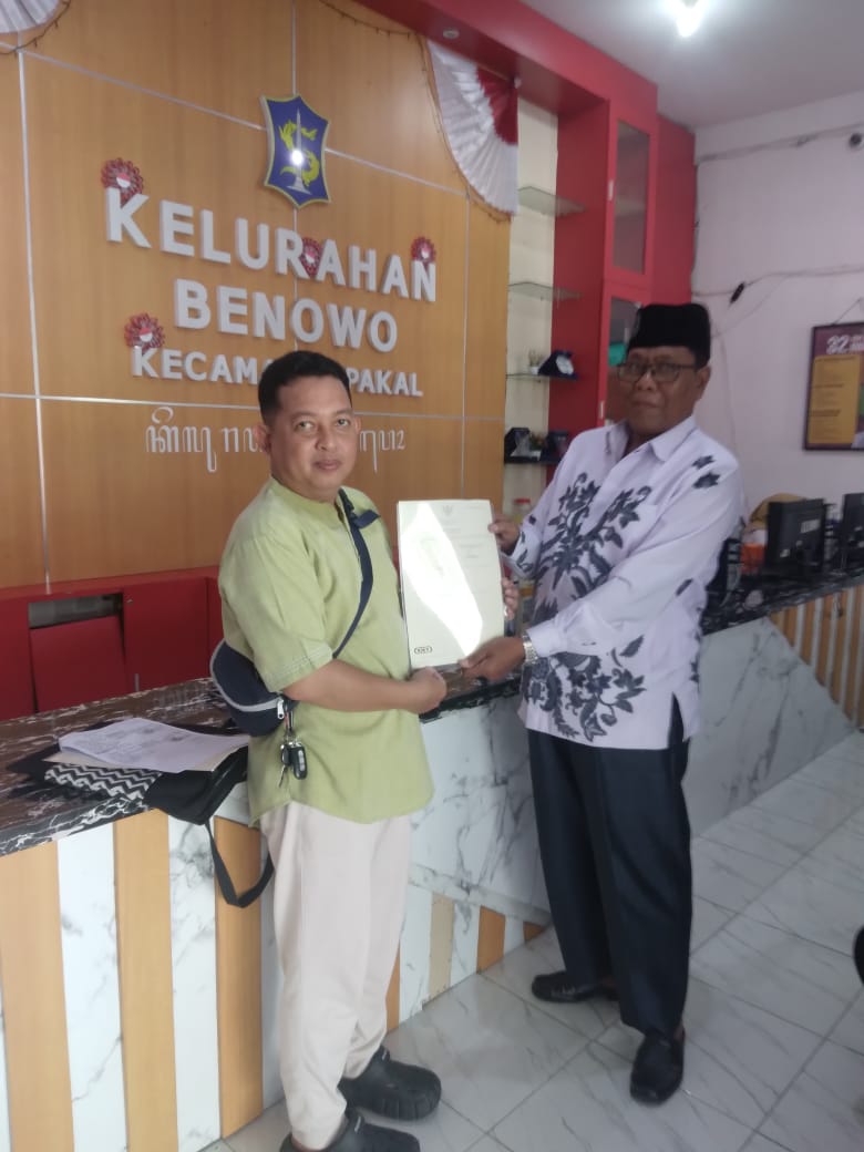 Serah Terima Sertipikat Wakaf Masjid Syuhada’ Raci Benowo kepada BHPNU Disaksikan LWP PWNU Jatim